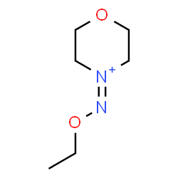 ChemSpider 2D Image | 4-(Ethoxyimino)morpholin-4-ium | C6H13N2O2
