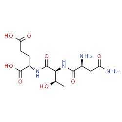 ChemSpider 2D Image | L-Asparaginyl-L-threonyl-L-glutamic acid | C13H22N4O8