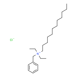 ChemSpider 2D Image | N-Benzyl-N,N-diethyl-1-dodecanaminium chloride | C23H42ClN