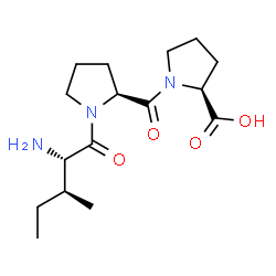 ChemSpider 2D Image | L-Isoleucyl-L-prolyl-L-proline | C16H27N3O4