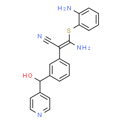 ChemSpider 2D Image | MEK Inhibitor I | C21H18N4OS