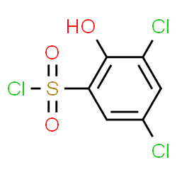 ChemSpider 2D Image | 2,4-Dichlorophenol-6-sulfonyl chloride | C6H3Cl3O3S