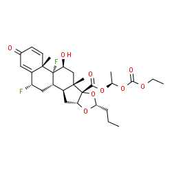 ChemSpider 2D Image | Itrocinonide | C29H38F2O9