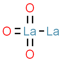 ChemSpider 2D Image | Trioxodilanthanum(La-La) | La2O3