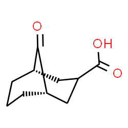 ChemSpider 2D Image | (1S,5S)-9-Oxobicyclo[3.3.1]nonane-3-carboxylic acid | C10H14O3