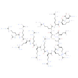 ChemSpider 2D Image | N~2~-Acetyl-D-arginyl-D-arginyl-D-arginyl-D-arginyl-D-arginyl-D-arginyl-D-arginyl-D-arginyl-N-[(4S,7R,10S)-4-{[(2R)-1-{[(2R)-1-{[(2R)-6-amino-1-{[(1R)-3-amino-1-carboxy-3-oxopropyl]amino}-1-oxo-2-hexa
nyl]amino}-5-carbamimidamido-1-oxo-2-pentanyl]amino}-5-carbamimidamido-1-oxo-2-pentanyl]carbamoyl}-7-(3-amino-3-oxopropyl)-6,9-dioxo-1,2-dithia-5,8-diazacycloundecan-10-yl]-D-argininamide | C89H170N52O20S2