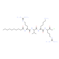 ChemSpider 2D Image | Decanoyl-RVKR-CMK | C34H66ClN11O5
