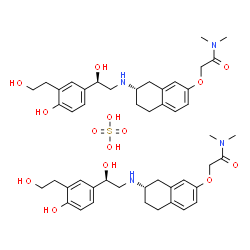 ChemSpider 2D Image | Bedoradrine sulfate | C48H66N4O14S