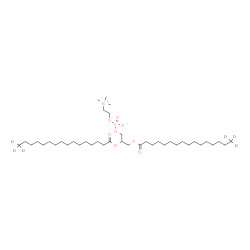 ChemSpider 2D Image | 1,2-Dipalmitoyl-d6-rac-glycero-3-PC | C40H74D6NO8P