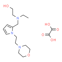 ChemSpider 2D Image | 2-[Ethyl({1-[2-(4-morpholinyl)ethyl]-1H-pyrrol-2-yl}methyl)amino]ethanol ethanedioate (1:1) | C17H29N3O6