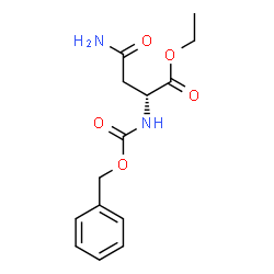 ChemSpider 2D Image | Ethyl N~2~-[(benzyloxy)carbonyl]-D-asparaginate | C14H18N2O5