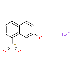 ChemSpider 2D Image | sodium;8-sulfinatonaphthalen-2-ol | C10H7NaO3S