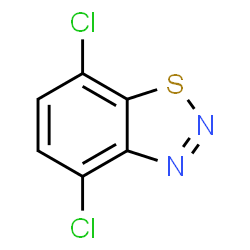 ChemSpider 2D Image | 4,7-Dichloro-1,2,3-benzothiadiazole | C6H2Cl2N2S