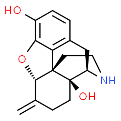 ChemSpider 2D Image | Nornalmefene | C17H19NO3