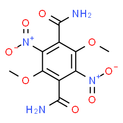 ChemSpider 2D Image | 2,5-Dimethoxy-3,6-dinitroterephthalamide | C10H10N4O8