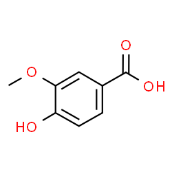 ChemSpider 2D图像|香草酸| C8H8O4