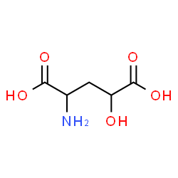 ChemSpider 2D Image | 2-Amino-4-hydroxypentanedioic acid | C5H9NO5