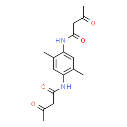 ChemSpider 2D Image | N,N'-(2,5-DIMETHYL-1,4-PHENYLENE)BIS(ACETOACETAMIDE) | C16H20N2O4