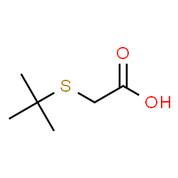 ChemSpider 2D Image | (tert-Butylsulfanyl)acetic acid | C6H12O2S