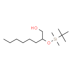 ChemSpider 2D Image | 2-{[Dimethyl(2-methyl-2-propanyl)silyl]oxy}-1-octanol | C14H32O2Si