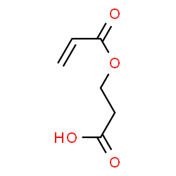 ChemSpider 2D Image | 3-(Acryloyloxy)propanoic acid | C6H8O4