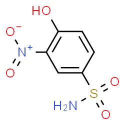 ChemSpider 2D Image | 4-Hydroxy-3-nitrobenzenesulfonamide | C6H6N2O5S