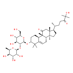 ChemSpider 2D Image | (4R,9beta)-25-Hydroxy-9,10,14-trimethyl-11,24-dioxo-4,9-cyclo-9,10-secocholest-5-en-1-yl 2-O-(6-deoxy-beta-D-gulopyranosyl)-beta-D-glucopyranoside | C42H68O13