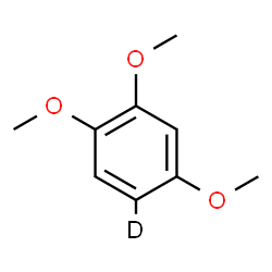 ChemSpider 2D Image | 1-deuterio-2,4,5-trimethoxy-benzene | C9H11DO3