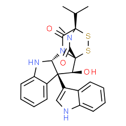 ChemSpider 2D Image | leptosin D | C25H24N4O3S2