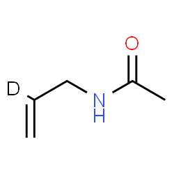 ChemSpider 2D Image | N-[(2-~2~H)-2-Propen-1-yl]acetamide | C5H8DNO