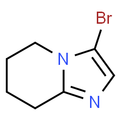 ChemSpider 2D Image | 3-Bromo-5,6,7,8-tetrahydroimidazo[1,2-a]pyridine | C7H9BrN2