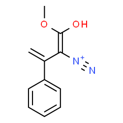 ChemSpider 2D Image | (1E)-1-Hydroxy-1-methoxy-3-phenyl-1,3-butadiene-2-diazonium | C11H11N2O2