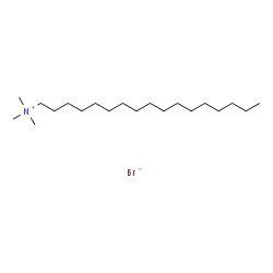 ChemSpider 2D Image | HEPTADECYLTRIMETHYLAZANIUM BROMIDE | C20H44BrN