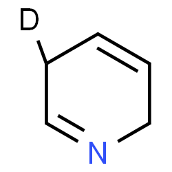 ChemSpider 2D Image | 3-deuterio-3,6-dihydropyridine | C5H6DN