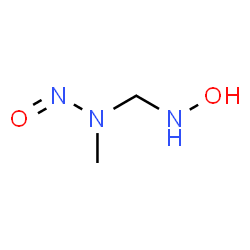 ChemSpider 2D Image | N'-Hydroxy-N-methyl-N-nitrosomethanediamine | C2H7N3O2