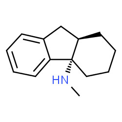 ChemSpider 2D Image | (4aS,9aR)-N-Methyl-1,2,3,4,9,9a-hexahydro-4aH-fluoren-4a-amine | C14H19N