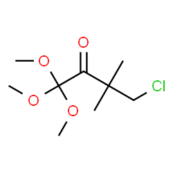 ChemSpider 2D Image | 4-Chloro-1,1,1-trimethoxy-3,3-dimethyl-2-butanone | C9H17ClO4