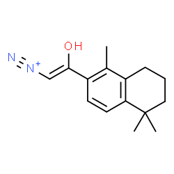ChemSpider 2D Image | (Z)-2-Hydroxy-2-(1,5,5-trimethyl-5,6,7,8-tetrahydro-2-naphthalenyl)ethenediazonium | C15H19N2O