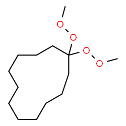 ChemSpider 2D Image | 1,1-Bis(methylperoxy)cyclododecane | C14H28O4