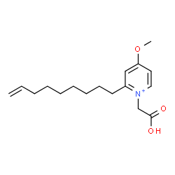 ChemSpider 2D Image | 1-(Carboxymethyl)-4-methoxy-2-(8-nonen-1-yl)pyridinium | C17H26NO3