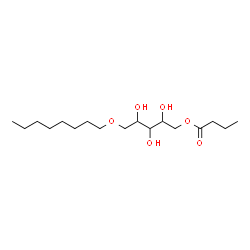 ChemSpider 2D Image | 1-O-Butyryl-5-O-octylpentitol | C17H34O6
