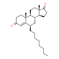 ChemSpider 2D Image | (6beta)-6-Octylandrost-4-ene-3,17-dione | C27H42O2
