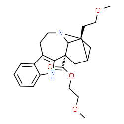 ChemSpider 2D Image | 2-Methoxyethyl-18-methoxycoronaridinate | C24H32N2O4
