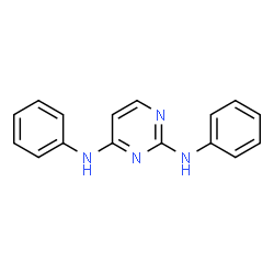 ChemSpider 2D Image | N,N'-Diphenyl-2,4-pyrimidinediamine | C16H14N4