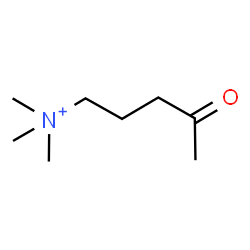 ChemSpider 2D Image | 4-KETOAMYLTRIMETHYLAMMONIUM | C8H18NO