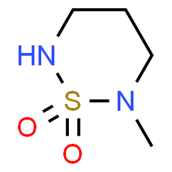 ChemSpider 2D Image | 2-Methyl-1,2,6-thiadiazinane 1,1-dioxide | C4H10N2O2S