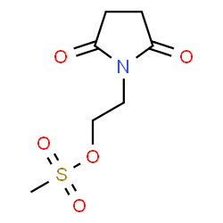 ChemSpider 2D Image | 2-(2,5-Dioxo-1-pyrrolidinyl)ethyl methanesulfonate | C7H11NO5S