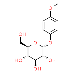 ChemSpider 2D Image | 4-Methoxyphenyl alpha-D-glucopyranoside | C13H18O7