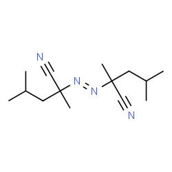 ChemSpider 2D Image | 2,2'-[(E)-1,2-Diazenediyl]bis(2,4-dimethylpentanenitrile) | C14H24N4