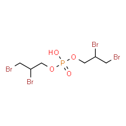 ChemSpider 2D Image | Bis(2,3-dibromopropyl) phosphate | C6H11Br4O4P
